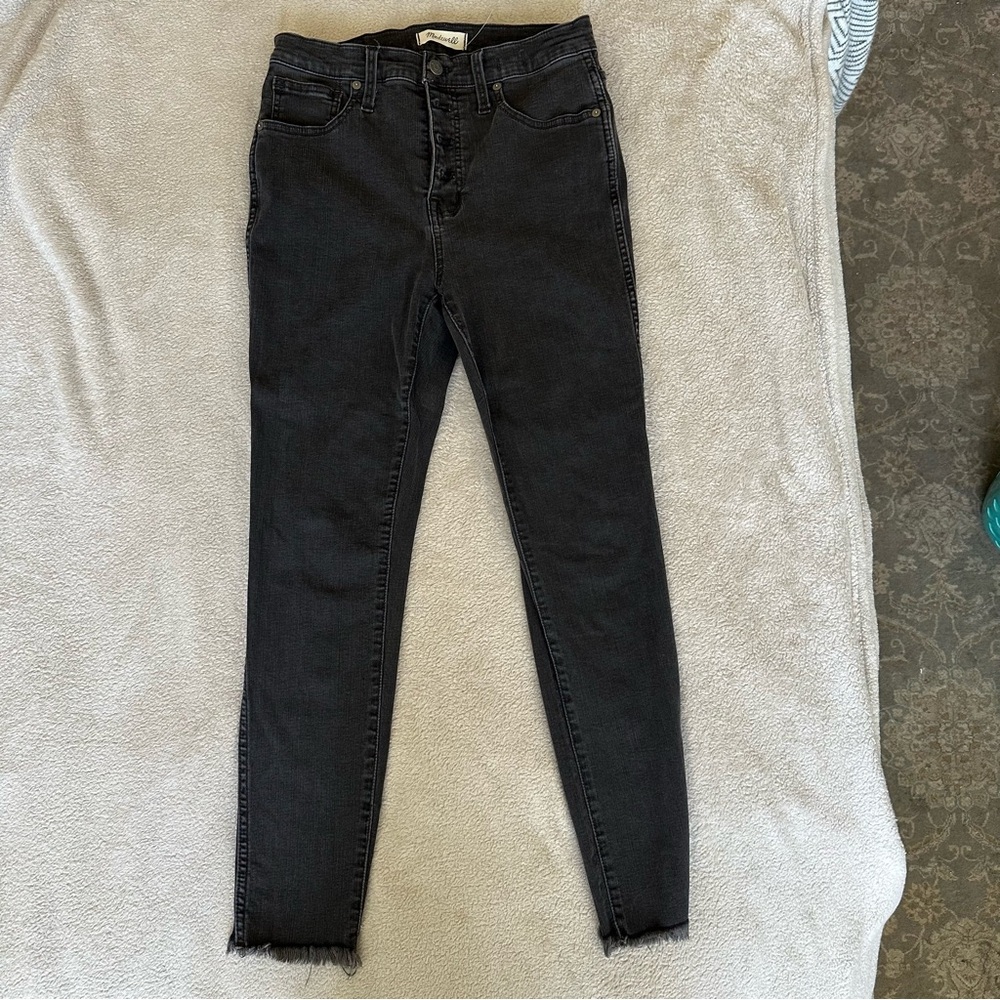 Madewell 10” high rise skinny jeans